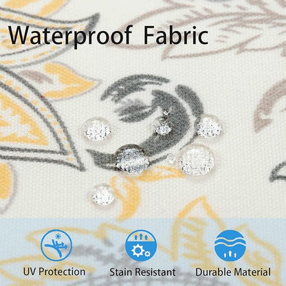 Outdoor Lumbar Pillows Water Resistant 12x20 inch, Decorative Throw Pillow Set - Image 7
