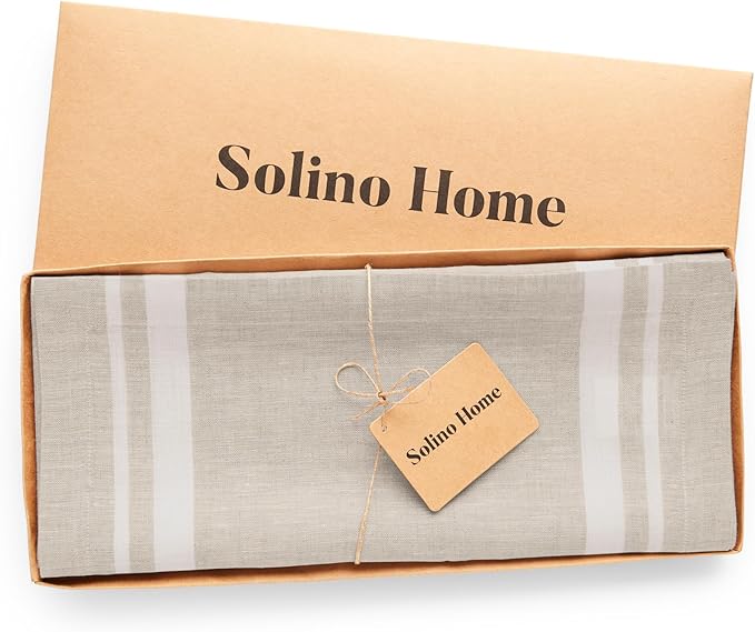 Solino Home Linen Table Runner 90 Inches Long - Image 5