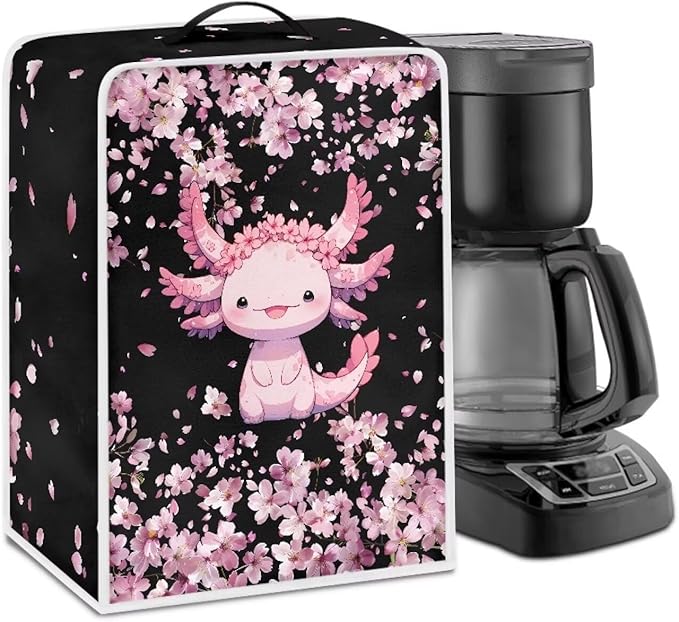 Mumeson Axolotl Coffee Maker Cover Blender Cover Coffee Maker Cover Cloth Cover by Mumeson