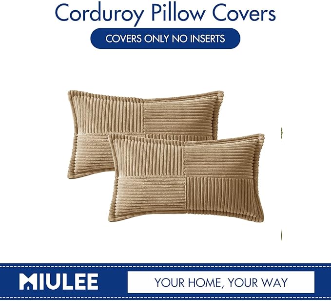 MIULEE Decorative Lumbar Throw Pillow Covers - Image 6