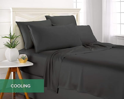 Pure Bamboo California King Sheets, Genuine 100% Organic Viscose Derived from - Image 5