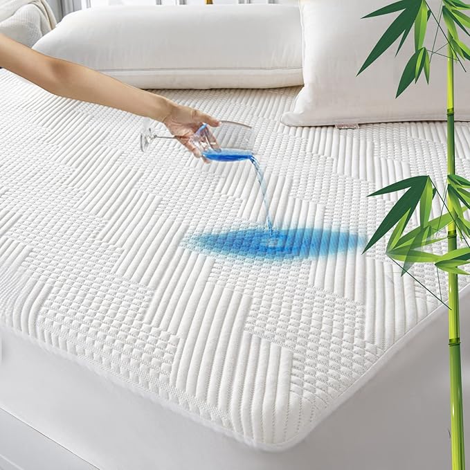 GRT King Waterproof Mattress Protector Rayon Bamboo by GRT