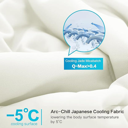EASELAND Cooling Comforter Twin, Cold Touch Fabric Absorbs Body Heat, - Image 3