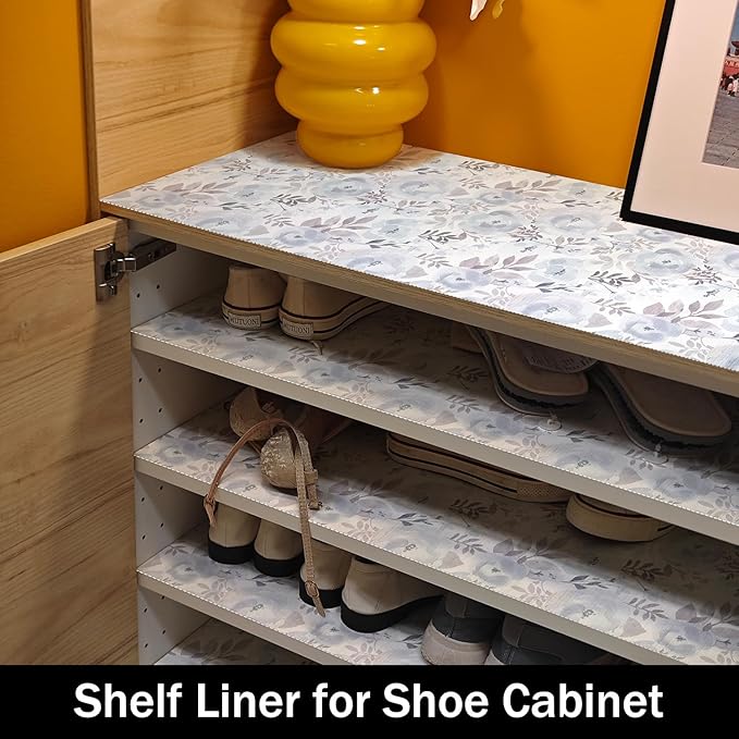 Blue Peony Shelf and Drawer Liner - Image 8