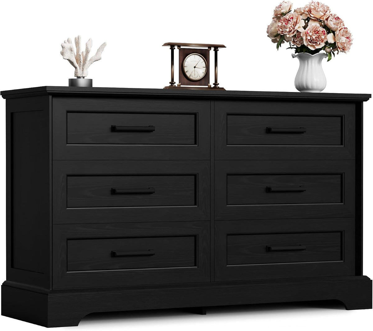 furmax farmhouse dresser for bedroom, 6 drawers dresser, main product view