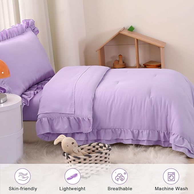 Wowelife 4 Pieces Toddler Bedding Set - Image 3