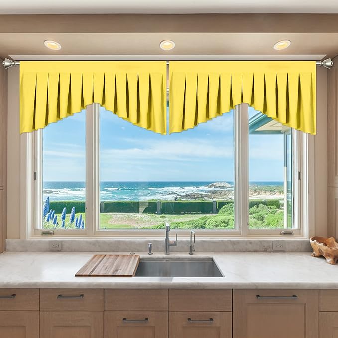 Brilliant Yellow Window Valance by OYRING