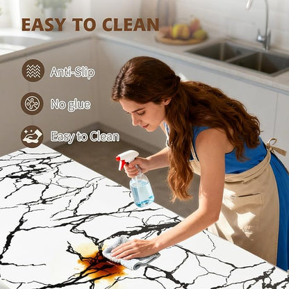 2-Layer Drawer and Shelf Liner for Kitchen Cabinet: 17.3in X 20Ft Non Slip - Image 4