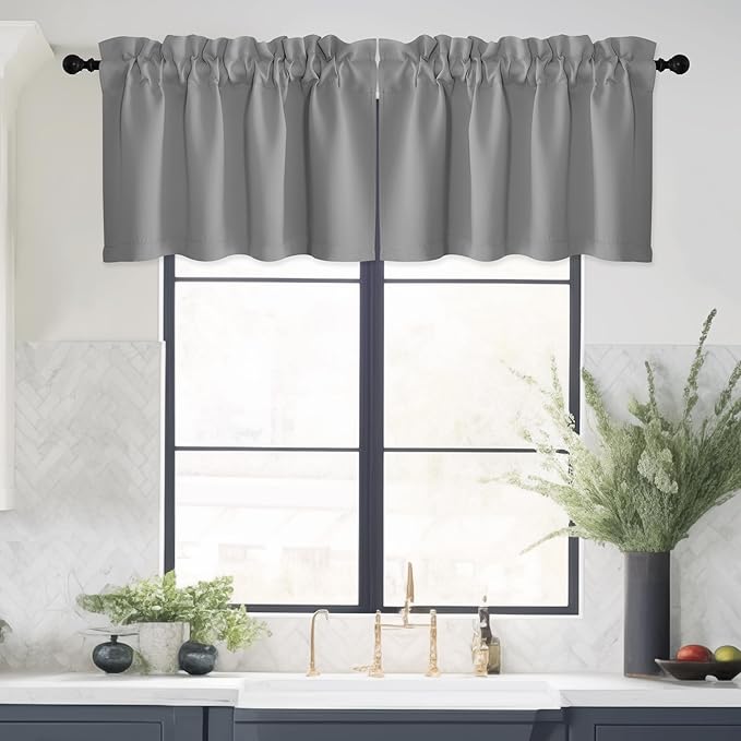 NICETOWN RV Curtains for Camper Windows Blackout 2 Panels Valances Room by NICETOWN
