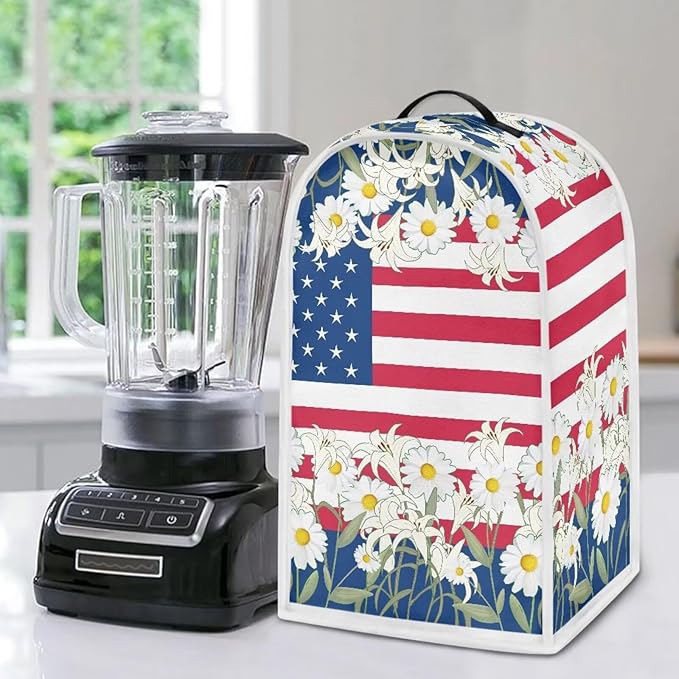 Blender Dust Cover Stand Mixer or Coffee Maker Appliance Cover 4th of July Anti - Image 5