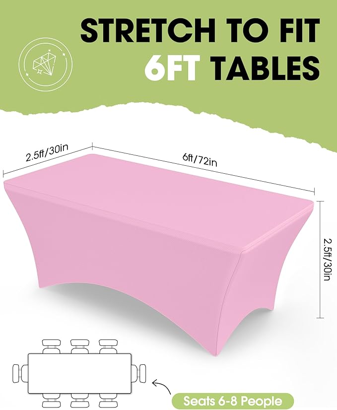 Pureegg Spandex Tablecloth 6ft - Image 2