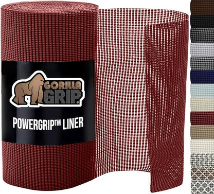 GORILLA GRIP powerGRIP Drawer Shelf and Cabinet Liner, Thick Strong Hold by GorillaGrip