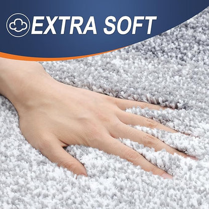 OLANLY Bathroom Runner Rugs 59x20, Extra Soft Absorbent Microfiber Bath Rugs - Image 2