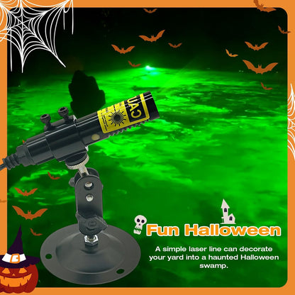 Green Laser Projector for Halloween Swamp Scary Haunted Houses Decoration