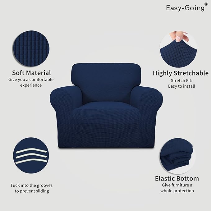 Easy-Going Stretch Chair Sofa Slipcover 1-Piece Couch Sofa Cover Furniture - Image 3