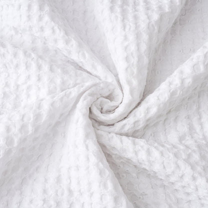 PHF Ultra Soft Waffle Weave Euro Shams Pillow Covers, No Filling, 2 Pack 26" x 26" Bed Cushion Covers, Breathable & Skin-Friendly Bed Pillow Shams for Stylish Home Decor, White