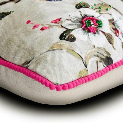 The HomeCentric King/Queen/Twin Pink & Purple Decorative King 90"x18" Bed Runner - Image 7