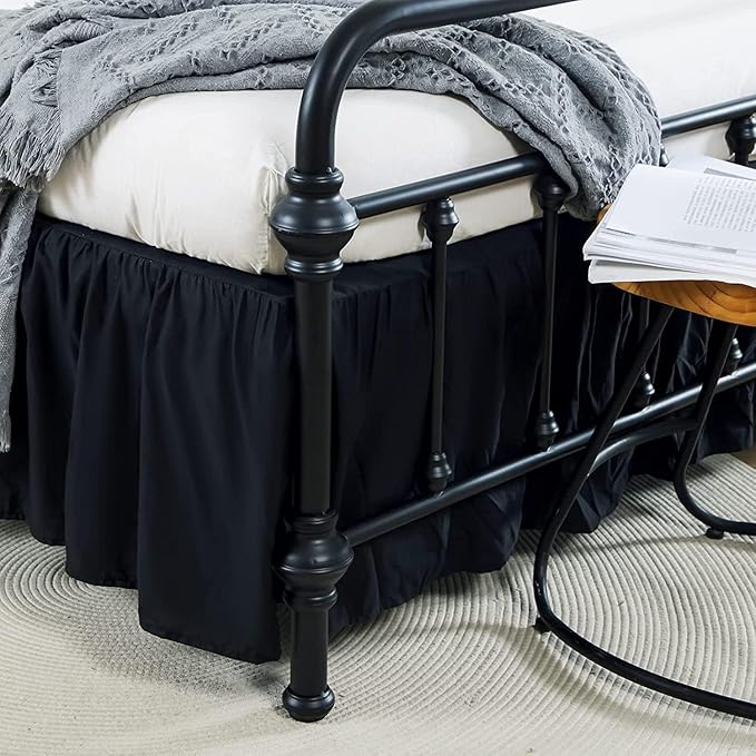 Bed Skirt Twin Size Ruffled Bed Skirt - Image 4