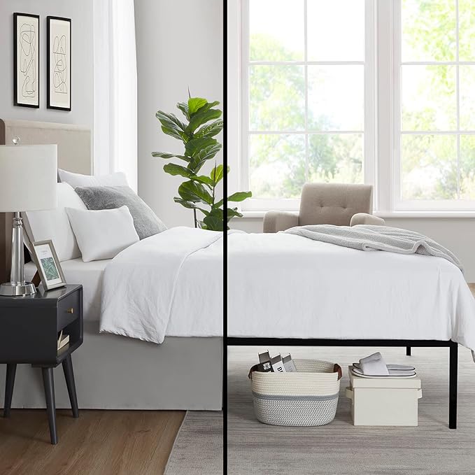 Nestl Silver Full Bed Skirt - Image 6