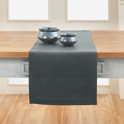 Solino Home Linen Table Runner 120 Inches Long by SolinoHome