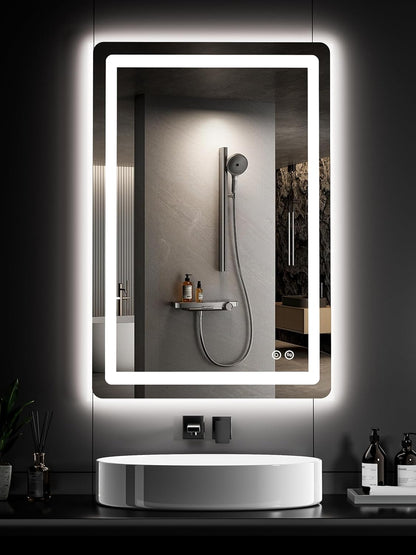 36"x24" led bathroom mirror with lights, vanity mirror, main product view