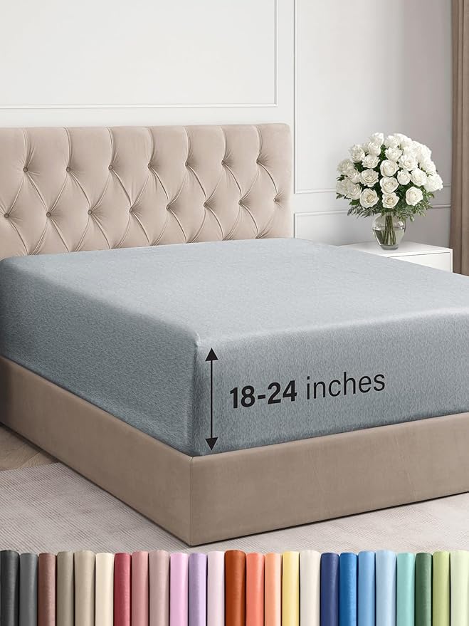 Extra Deep Cal King Fitted Sheet by CGKUnlimited