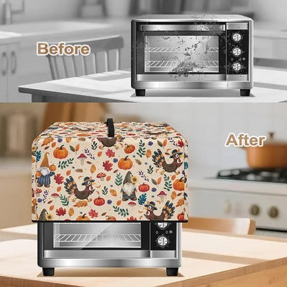 Microwave Oven Cover, Thanksgiving Turkey Dustproof Machine Protector - Image 4