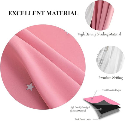 Star Blackout Curtains for Bedroom - Image 4