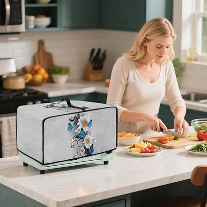 Toaster Oven Cover Dust-Proof Countertop Convection Oven Cover Protective Smart - Image 7