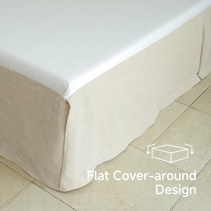 Simple&Opulence French Linen Bed Skirt - Image 4