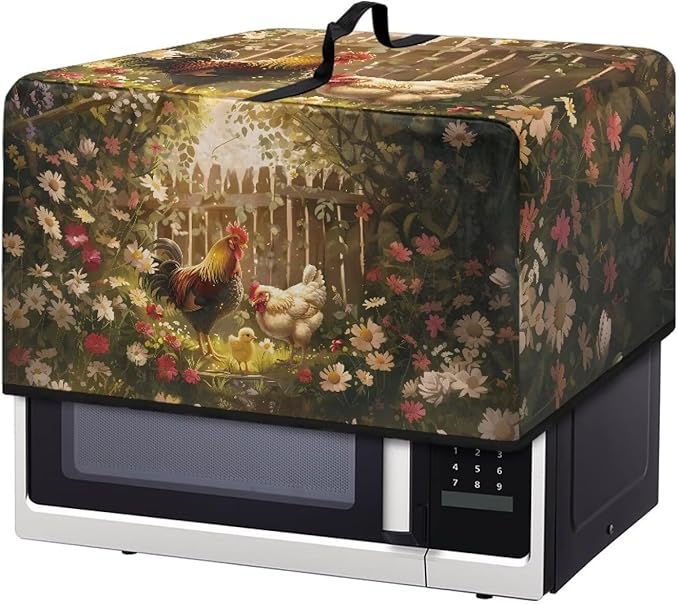 Microwave Ovens Dust Cover, Thanksgiving Rooster Tear-Resistant Heat-Resistant by Unknown