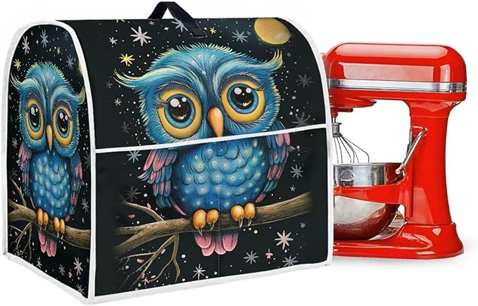 Cartoon Owl Stand Mixer Cover Kitchen Appliance Cover - Image 5