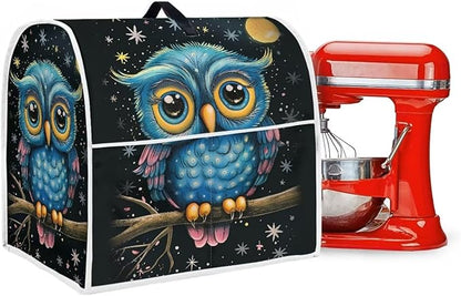 Cartoon Owl Stand Mixer Cover Kitchen Appliance Cover - Image 5