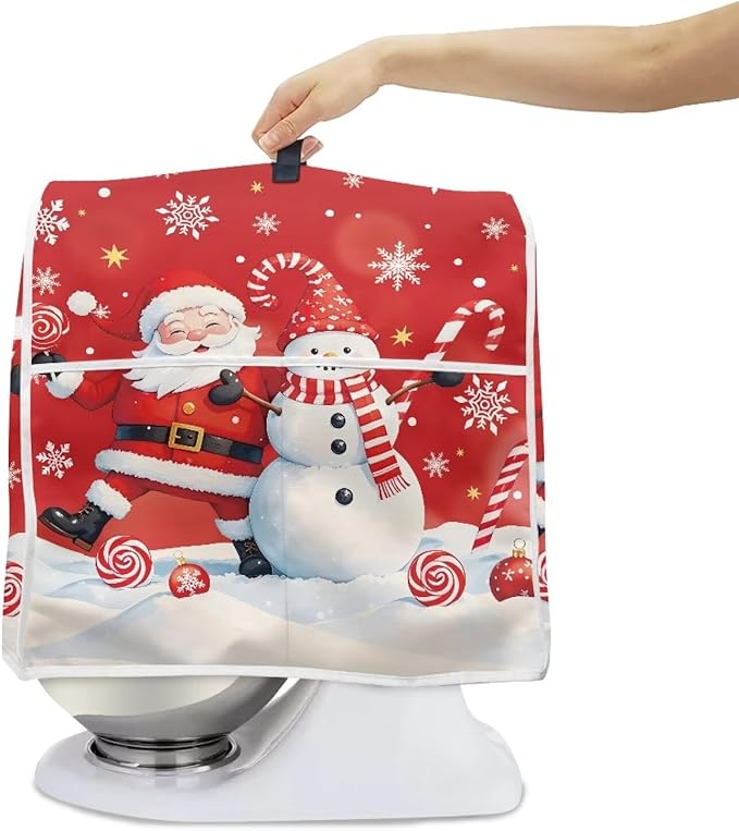 Santa Claus Mixer Cover for Kitchen Aid 6-8 Quart Stand Mixers, Universal - Image 5