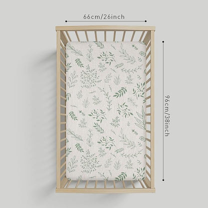 Muslin Mini Crib Sheets, 2 Pack - Image 3
