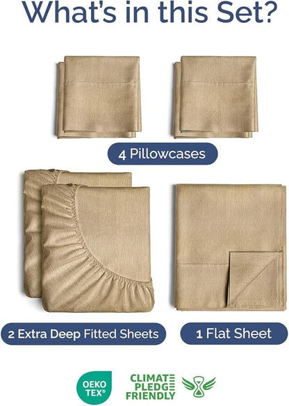 Extra Deep Split King Sheet Set - Image 2