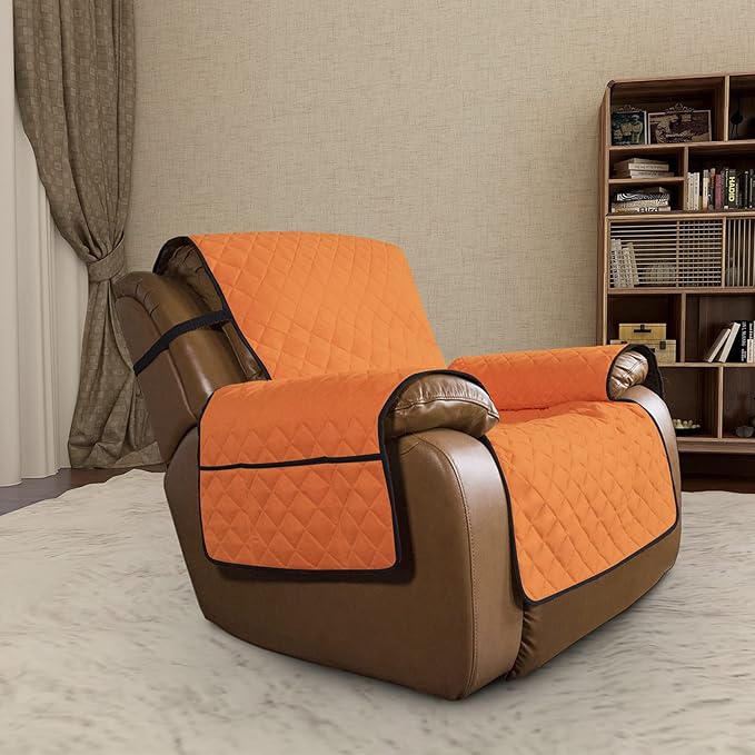 Easy-Going Oversized Recliner Chair Slipcover Reversible Sofa Cover Water - Image 2