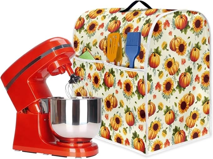 Sunflower Mixer Cover for Kitchen Aid 4.5-5 Qt Mixer Small Appliance Dust - Image 5
