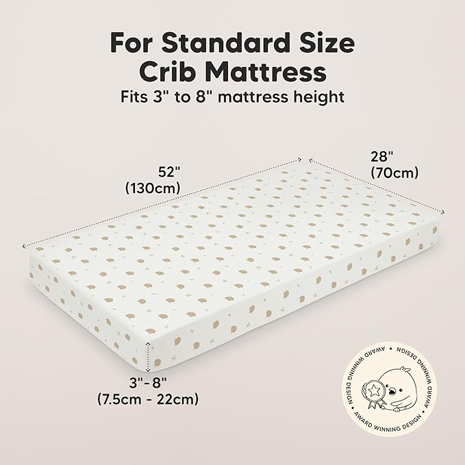 KeaBabies 2-Pack Baby Crib Sheets - Image 3