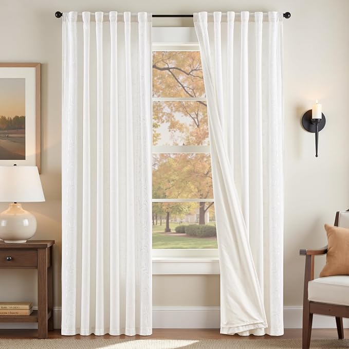 jinchan Winslow Lined Linen Curtains by JINCHAN