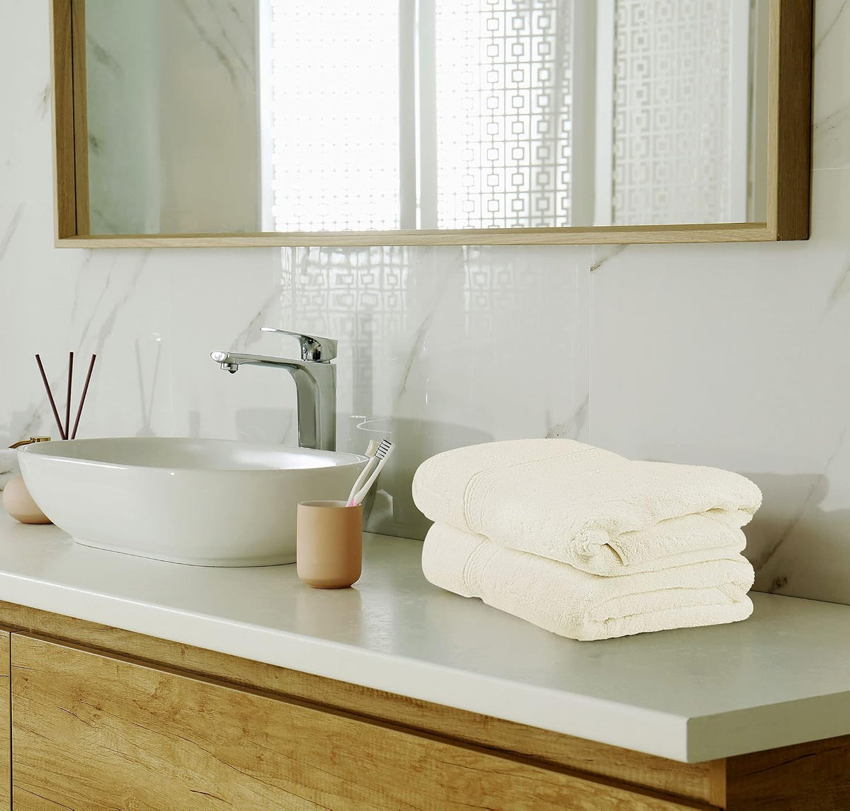utopia towels 8 piece majestic plush luxury towel, package contents