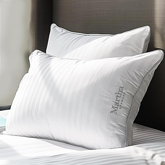 Martha Stewart Hotel Collection Pillow 500 Thread Count Damask Stripe by MarthaStewart