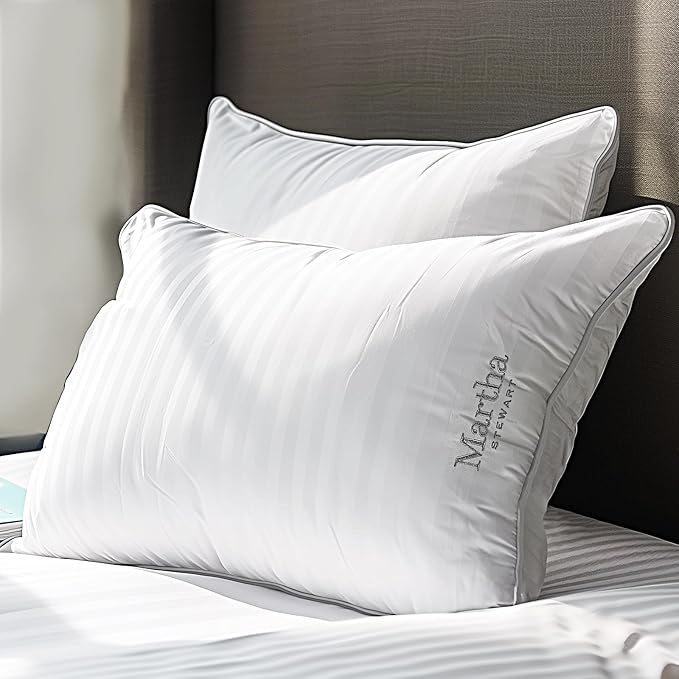Martha Stewart Hotel Collection Pillow 500 Thread Count Damask Stripe by MarthaStewart