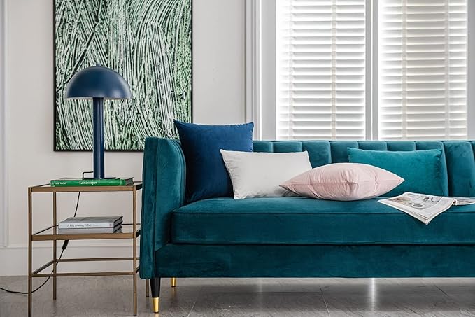 12x20 Throw Pillow Cases Teal Christmas: 2 Pack Cozy Soft Polyester Rectangular - Image 6