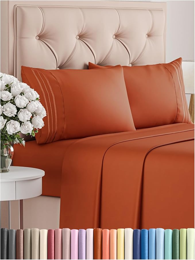 King Size 4 Piece Sheet Set by CGKUnlimited