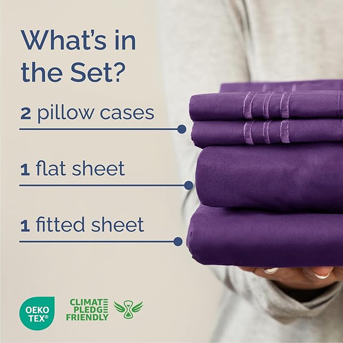 Queen Size 4 Piece Sheet Set - Image 2