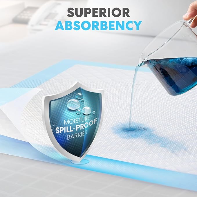 Simpli-Magic Disposable Bed Underpads 23'' x 36'' – Incontinence Chux Pads - Image 3