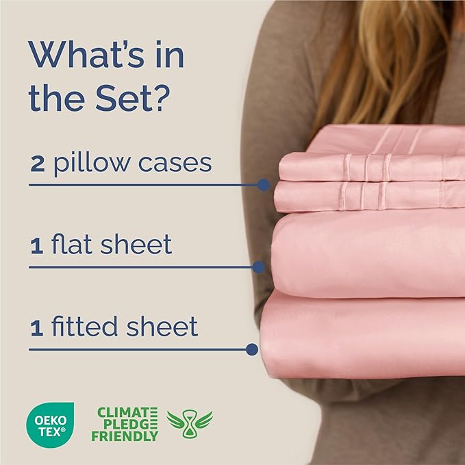 King Size 4 Piece Sheet Set - Image 2