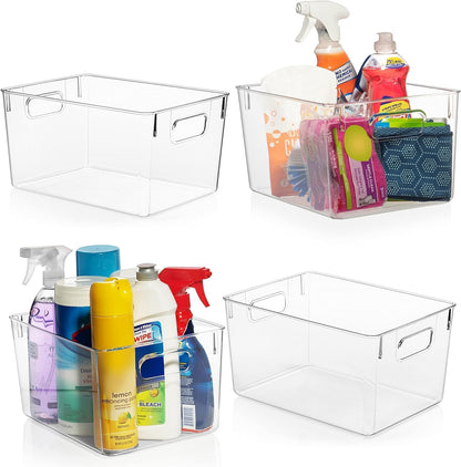 clearspace clear plastic storage bins – pantry organizers, main product view