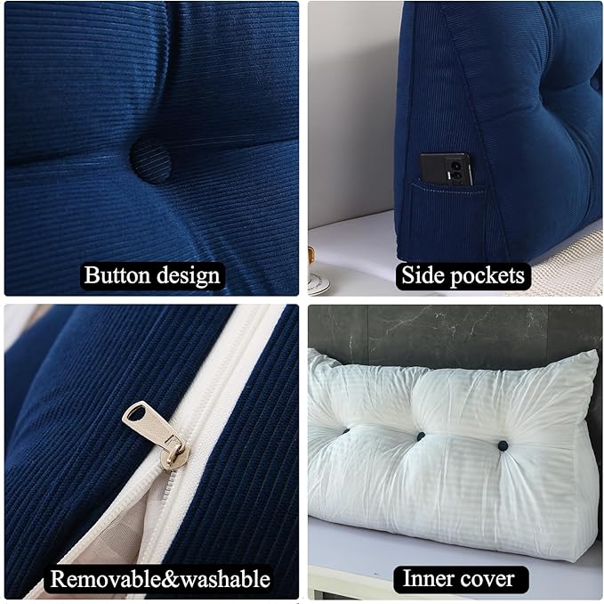 Husband headboard Pillow Large Back Rest Support Reading Pillows - Image 4